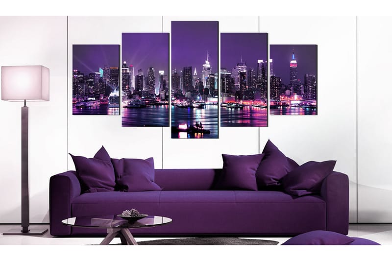 Bilde Purple Sky 200x100 - Artgeist sp. z o. o. - Lerretsbilder