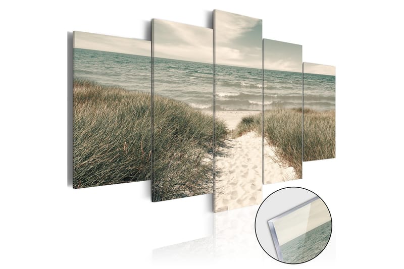 Bilde På Akryl Quiet Beach 100x50 - Artgeist sp. z o. o. - Lerretsbilder