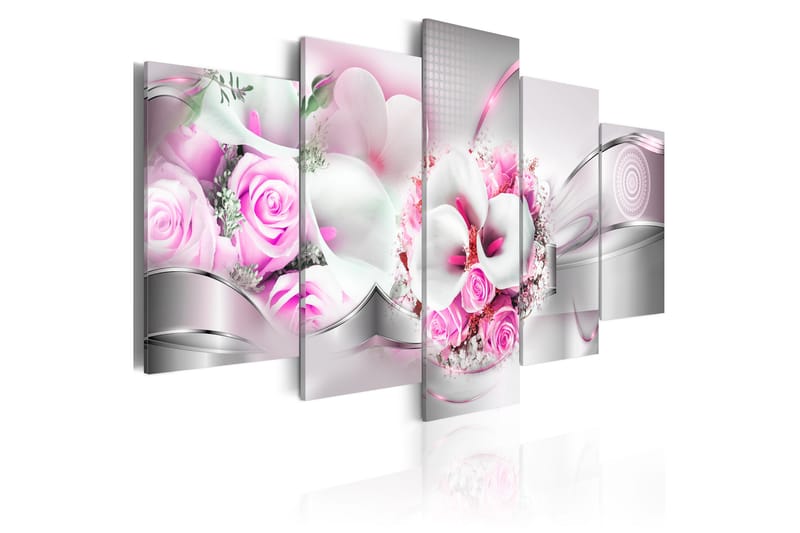 Bilde Pink Marriage 100x50 - Artgeist sp. z o. o. - Lerretsbilder