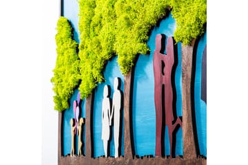 Canvasbilde Age Together - Flerfarget - Interiør - Maleri & posters - Lerretsbilder