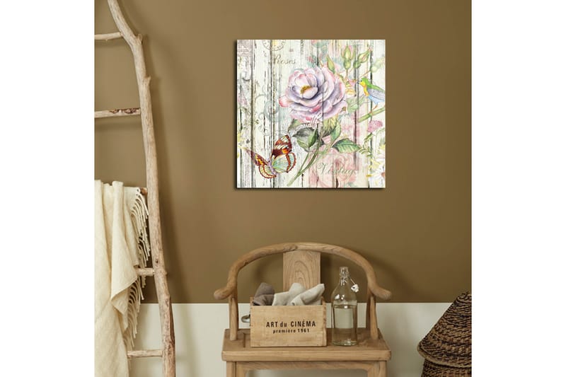 Canvasbilde Animal Flerfarget - 44x54 cm - Interiør - Maleri & posters - Lerretsbilder