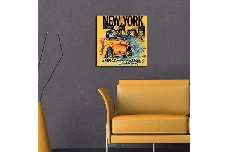 Canvasbilde Animal Flerfarget - 44x54 cm - Interiør - Maleri & posters - Lerretsbilder