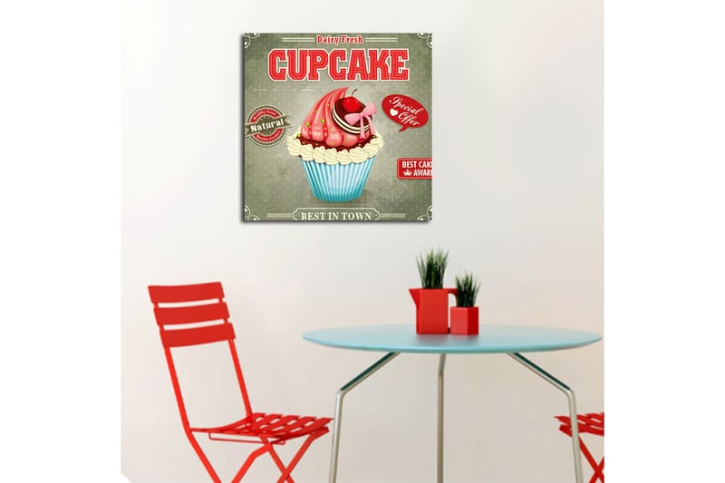 Canvasbilde Animal Flerfarget - 44x54 cm - Interiør - Maleri & posters - Lerretsbilder