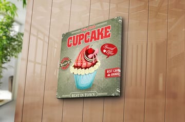 Canvasbilde Animal Flerfarget - 44x54 cm - Interiør - Maleri & posters - Lerretsbilder