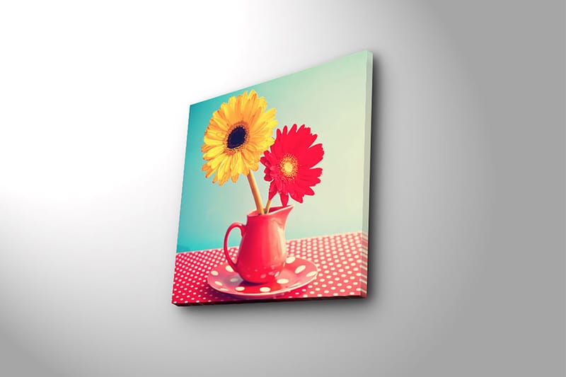 Canvasbilde Animal Flerfarget - 44x54 cm - Interiør - Maleri & posters - Lerretsbilder