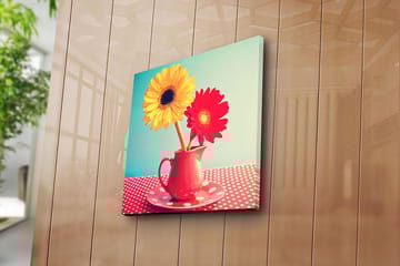Canvasbilde Animal Flerfarget - 44x54 cm - Interiør - Maleri & posters - Lerretsbilder