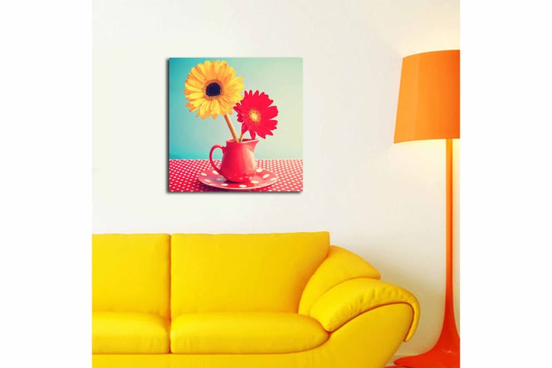 Canvasbilde Animal Flerfarget - 44x54 cm - Interiør - Maleri & posters - Lerretsbilder
