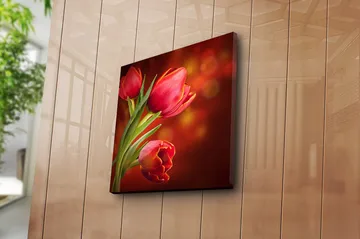 Canvasbilde Animal Flerfarget - 44x54 cm - Interiør - Maleri & posters - Lerretsbilder