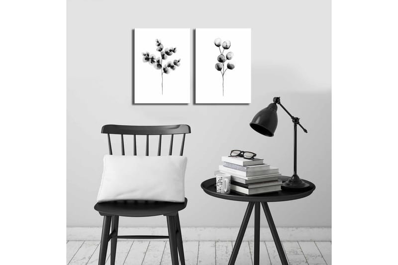 Canvasbilde Dekorativ 2 Deler - Flerfarget - Interiør - Maleri & posters - Lerretsbilder