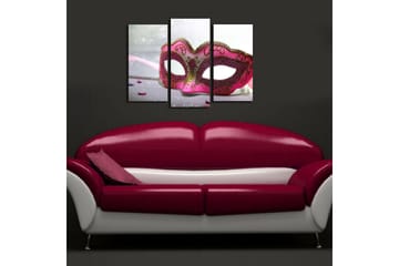 Canvasbilde Dekorativ 3 Deler - Flerfarget - Interiør - Maleri & posters - Lerretsbilder