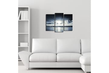 Canvasbilde Dekorativ 3 Deler - Flerfarget - Interiør - Maleri & posters - Lerretsbilder