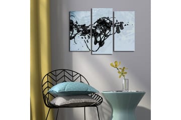 Canvasbilde Dekorativ 3 Deler - Flerfarget - Interiør - Maleri & posters - Lerretsbilder