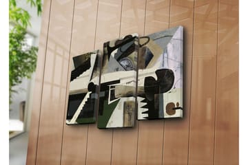 Canvasbilde Dekorativ 3 Deler - Flerfarget - Interiør - Maleri & posters - Lerretsbilder