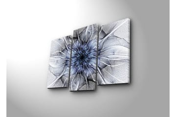 Canvasbilde Dekorativ 3 Deler - Flerfarget - Interiør - Maleri & posters - Lerretsbilder