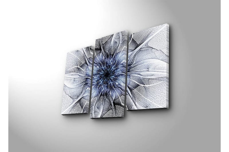 Canvasbilde Dekorativ 3 Deler - Flerfarget - Interiør - Maleri & posters - Lerretsbilder
