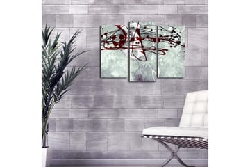 Canvasbilde Dekorativ 3 Deler - Flerfarget - Interiør - Maleri & posters - Lerretsbilder