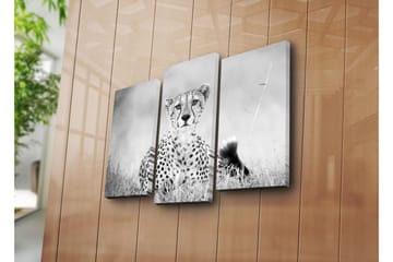 Canvasbilde Dekorativ 3 Deler - Flerfarget - Interiør - Maleri & posters - Lerretsbilder
