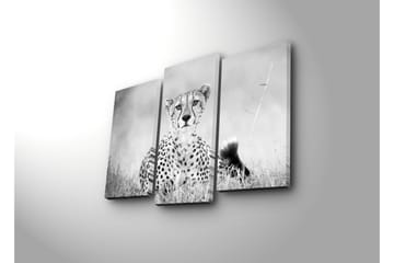 Canvasbilde Dekorativ 3 Deler - Flerfarget - Interiør - Maleri & posters - Lerretsbilder