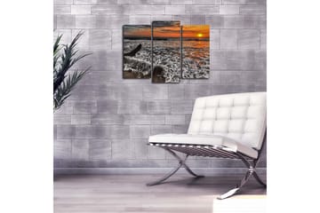 Canvasbilde Dekorativ 3 Deler - Flerfarget - Interiør - Maleri & posters - Lerretsbilder