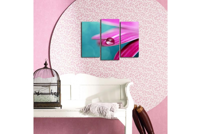 Canvasbilde Dekorativ 3 Deler - Flerfarget - Interiør - Maleri & posters - Lerretsbilder