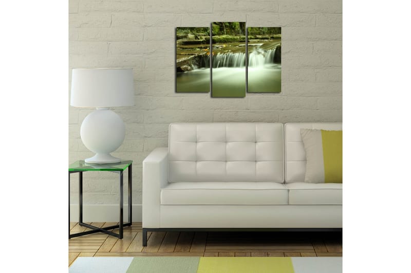 Canvasbilde Dekorativ 3 Deler - Flerfarget - Interiør - Maleri & posters - Lerretsbilder