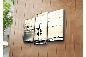 Canvasbilde Dekorativ 3 Deler - Flerfarget - Interiør - Maleri & posters - Lerretsbilder