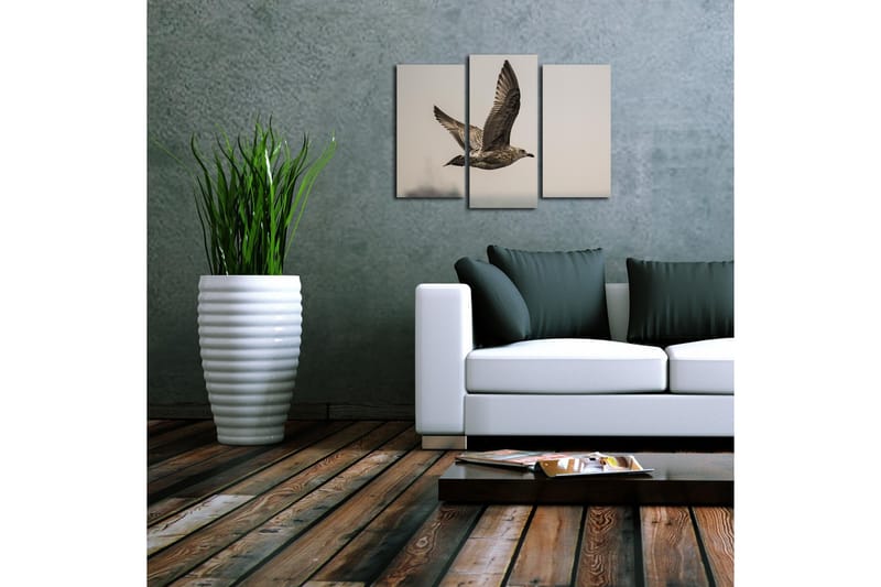 Canvasbilde Dekorativ 3 Deler - Flerfarget - Interiør - Maleri & posters - Lerretsbilder