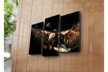 Canvasbilde Dekorativ 3 Deler - Flerfarget - Interiør - Maleri & posters - Lerretsbilder