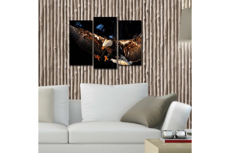 Canvasbilde Dekorativ 3 Deler - Flerfarget - Interiør - Maleri & posters - Lerretsbilder