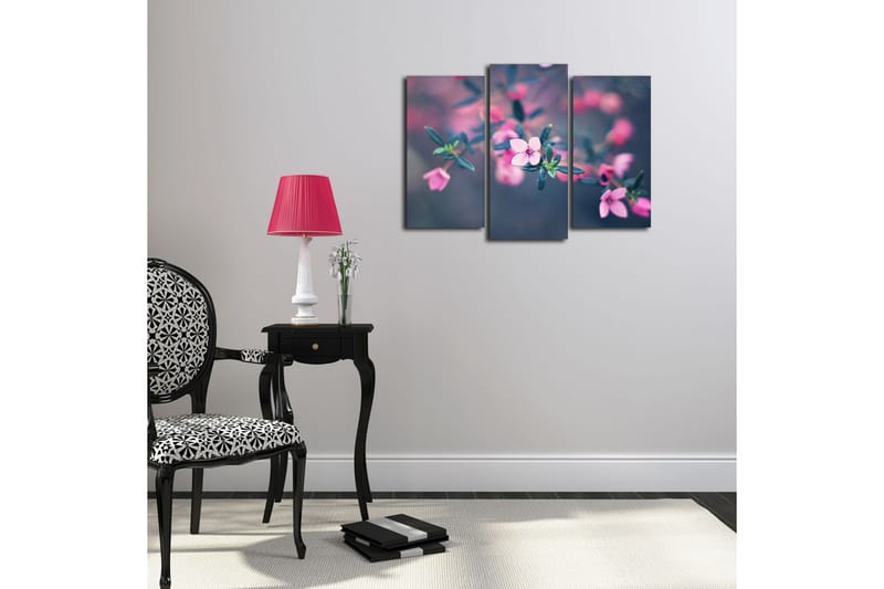 Canvasbilde Dekorativ 3 Deler - Flerfarget - Interiør - Maleri & posters - Lerretsbilder