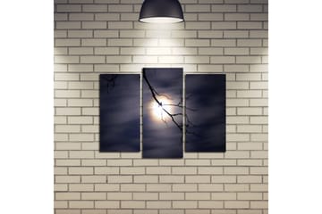Canvasbilde Dekorativ 3 Deler - Flerfarget - Interiør - Maleri & posters - Lerretsbilder