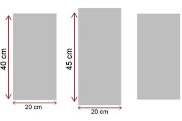 Canvasbilde Dekorativ 3 Deler - Flerfarget - Interiør - Maleri & posters - Lerretsbilder