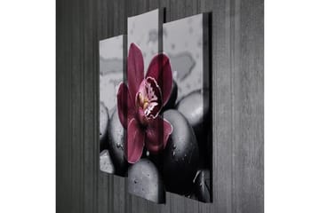 Canvasbilde Dekorativ 3 Deler - Flerfarget - Interiør - Maleri & posters - Lerretsbilder