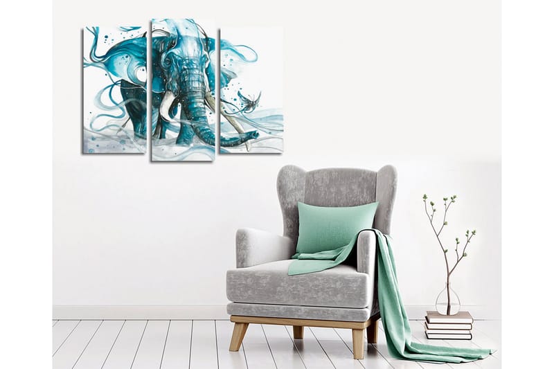 Canvasbilde Dekorativ 3 Deler - Flerfarget - Interiør - Maleri & posters - Lerretsbilder