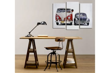 Canvasbilde Dekorativ 3 Deler - Flerfarget - Interiør - Maleri & posters - Lerretsbilder