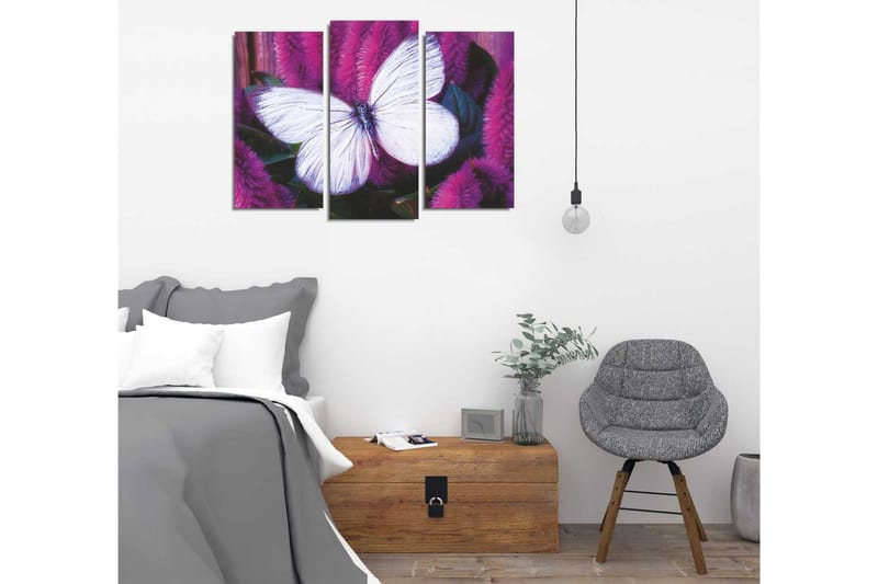 Canvasbilde Dekorativ 3 Deler - Flerfarget - Interiør - Maleri & posters - Lerretsbilder