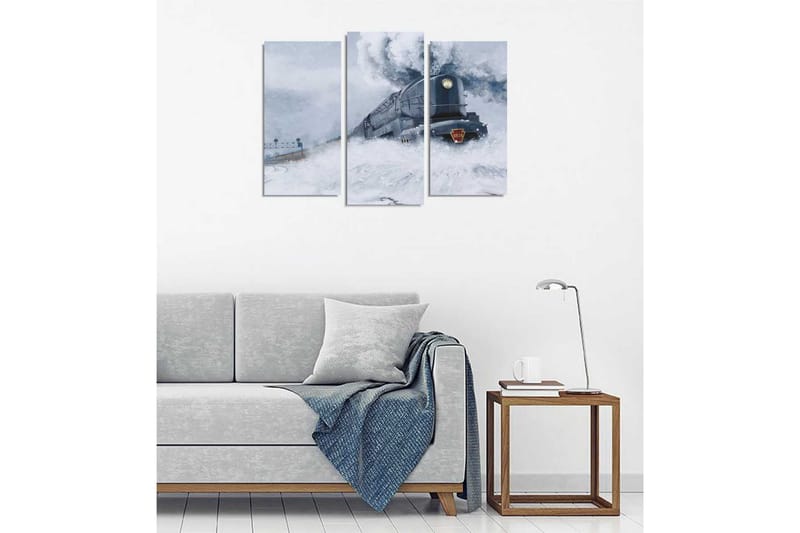 Canvasbilde Dekorativ 3 Deler - Flerfarget - Interiør - Maleri & posters - Lerretsbilder
