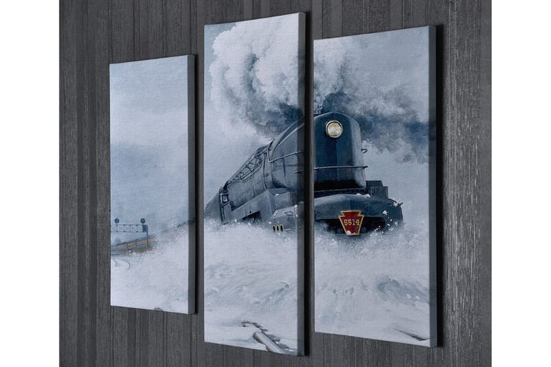 Canvasbilde Dekorativ 3 Deler - Flerfarget - Interiør - Maleri & posters - Lerretsbilder