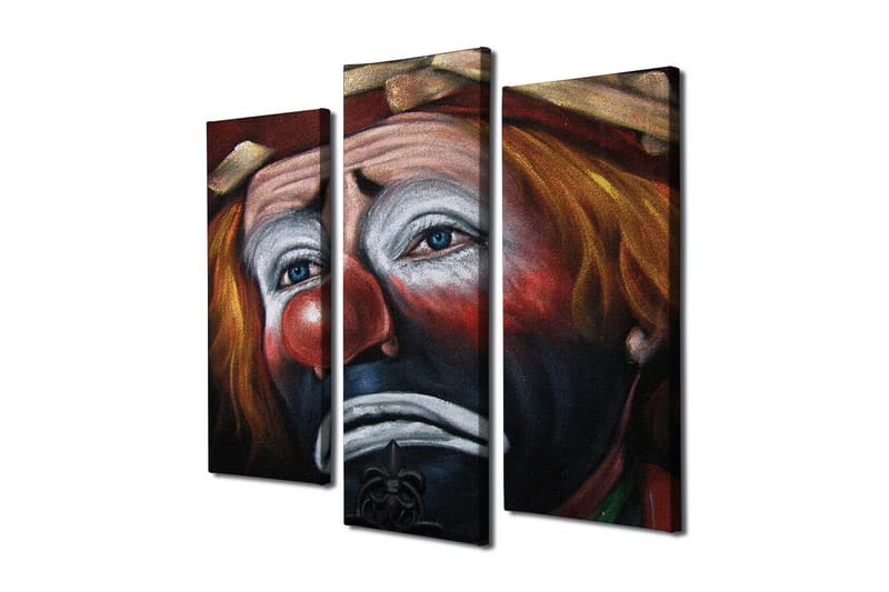 Canvasbilde Dekorativ 3 Deler - Flerfarget - Interiør - Maleri & posters - Lerretsbilder