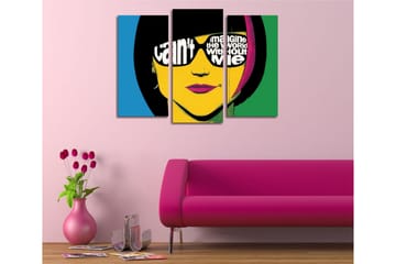 Canvasbilde Dekorativ 3 Deler - Flerfarget - Interiør - Maleri & posters - Lerretsbilder