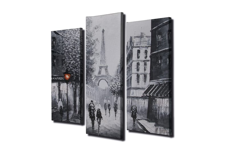 Canvasbilde Dekorativ 3 Deler - Flerfarget - Interiør - Maleri & posters - Lerretsbilder