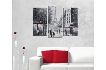 Canvasbilde Dekorativ 3 Deler - Flerfarget - Interiør - Maleri & posters - Lerretsbilder