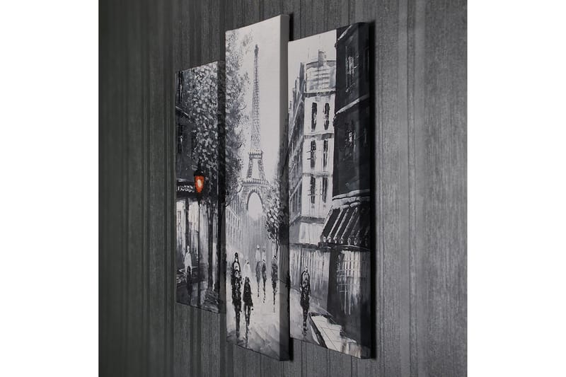 Canvasbilde Dekorativ 3 Deler - Flerfarget - Interiør - Maleri & posters - Lerretsbilder