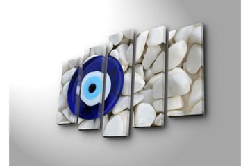 Canvasbilde Dekorativ 5 Deler - Flerfarget - Interiør - Maleri & posters - Lerretsbilder