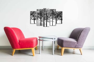 Canvasbilde Dekorativ 5 Deler - Flerfarget - Interiør - Maleri & posters - Lerretsbilder