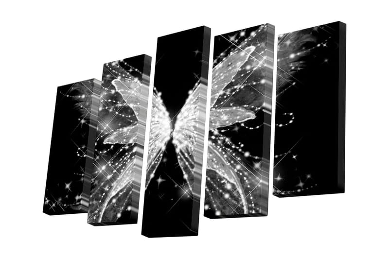Canvasbilde Dekorativ 5 Deler - Flerfarget - Interiør - Maleri & posters - Lerretsbilder