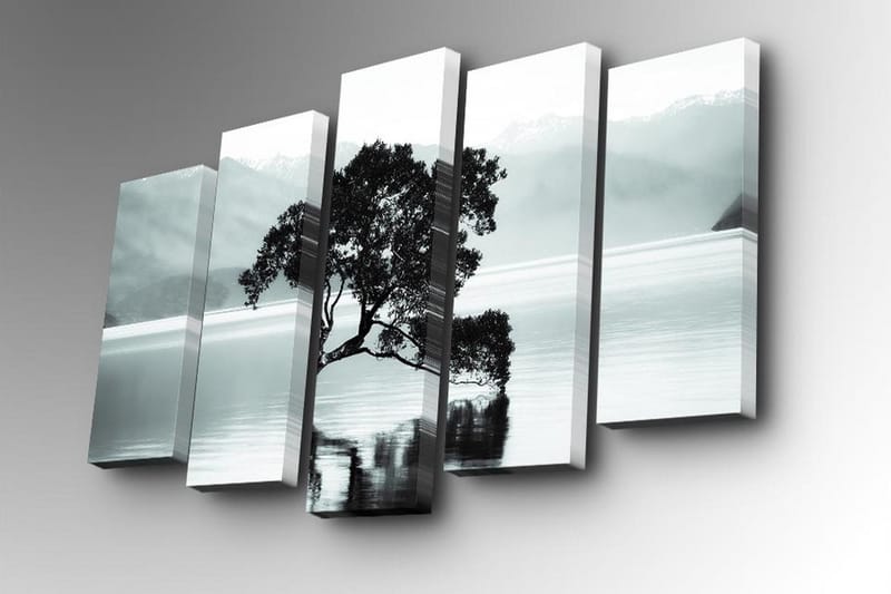 Canvasbilde Dekorativ 5 Deler - Flerfarget - Interiør - Maleri & posters - Lerretsbilder