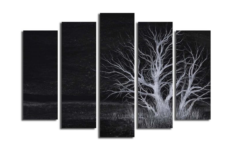 Canvasbilde Dekorativ 5 Deler - Flerfarget - Interiør - Maleri & posters - Lerretsbilder