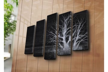 Canvasbilde Dekorativ 5 Deler - Flerfarget - Interiør - Maleri & posters - Lerretsbilder