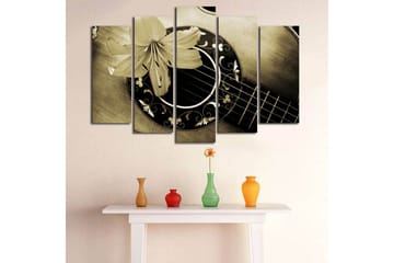 Canvasbilde Dekorativ 5 Deler - Flerfarget - Interiør - Maleri & posters - Lerretsbilder